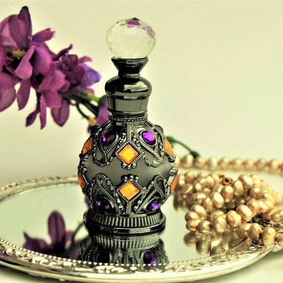 Decorative Gem Perfume/Essential Oil Bottle, Empty, New - Picture 8 of 10
